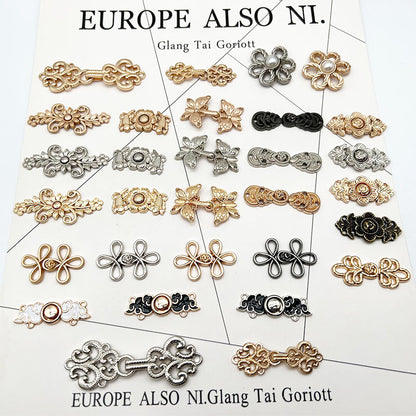 Antique bronze clasp for traditional outfits