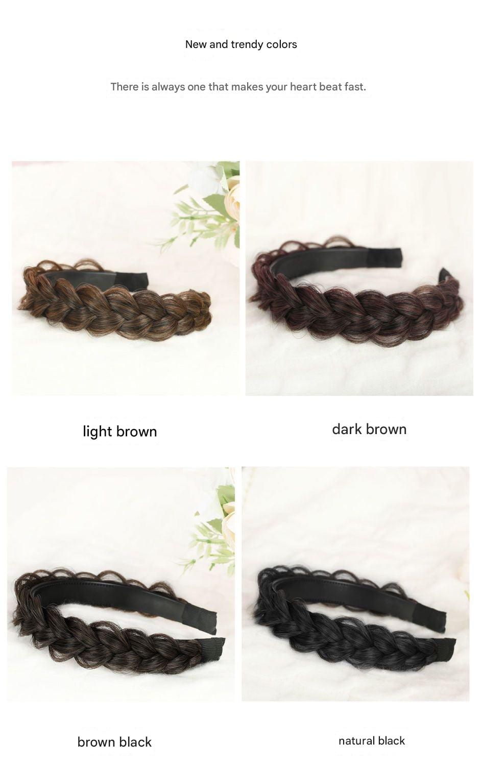 Stylish braided headband for casual looks
