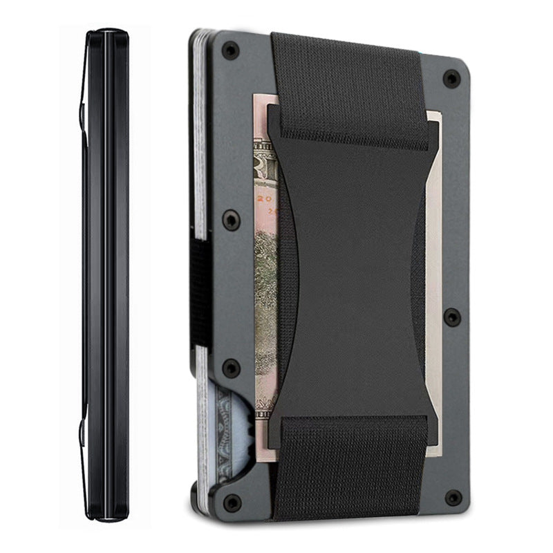 RFID blocking metal card wallet image 1