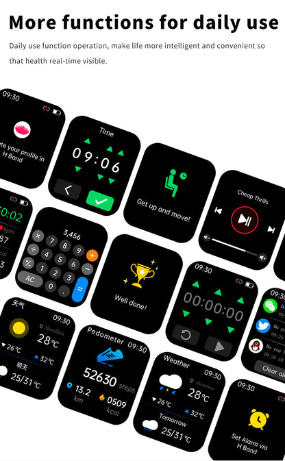 F57L Smartwatch back view