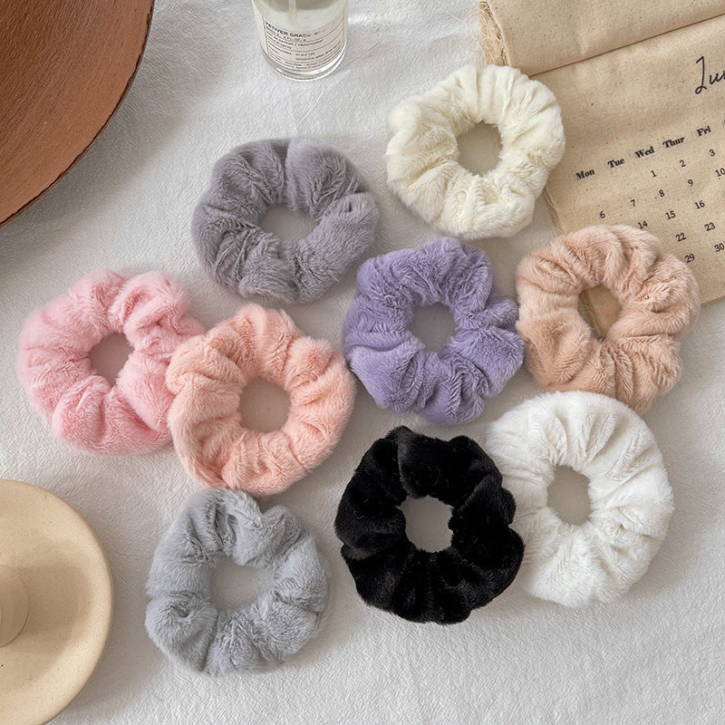 Adorable plush headband for kids in purple color