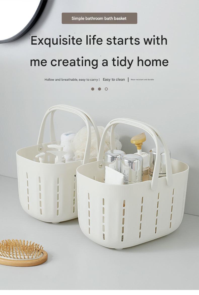 plastic storage basket with quick drainage