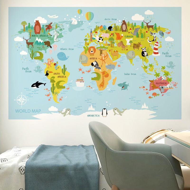 Colorful stickers for children's spaces