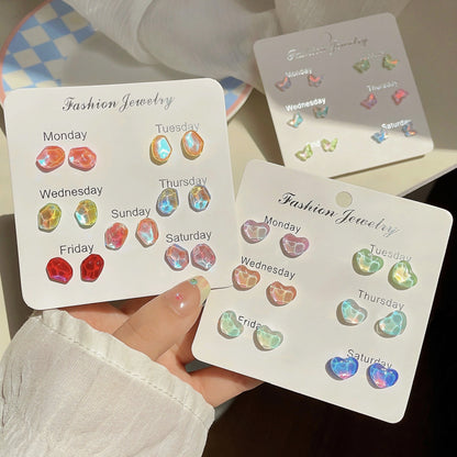 Colorful Butterfly Stud Earrings image 9