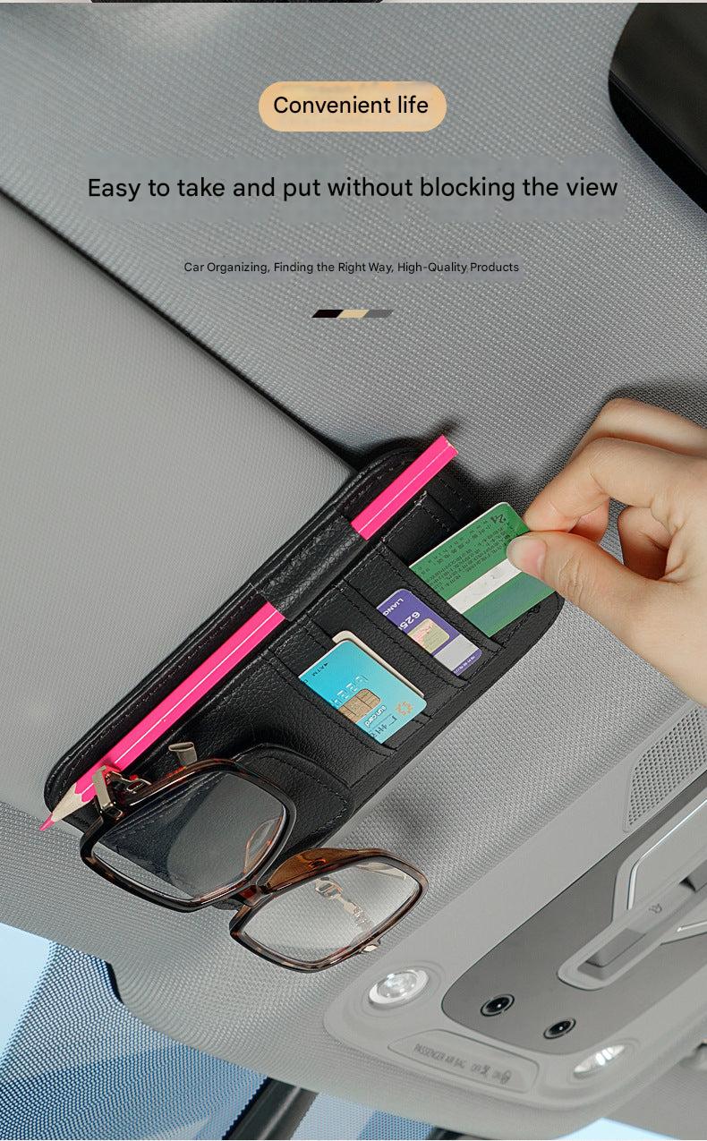 Car glasses case installation