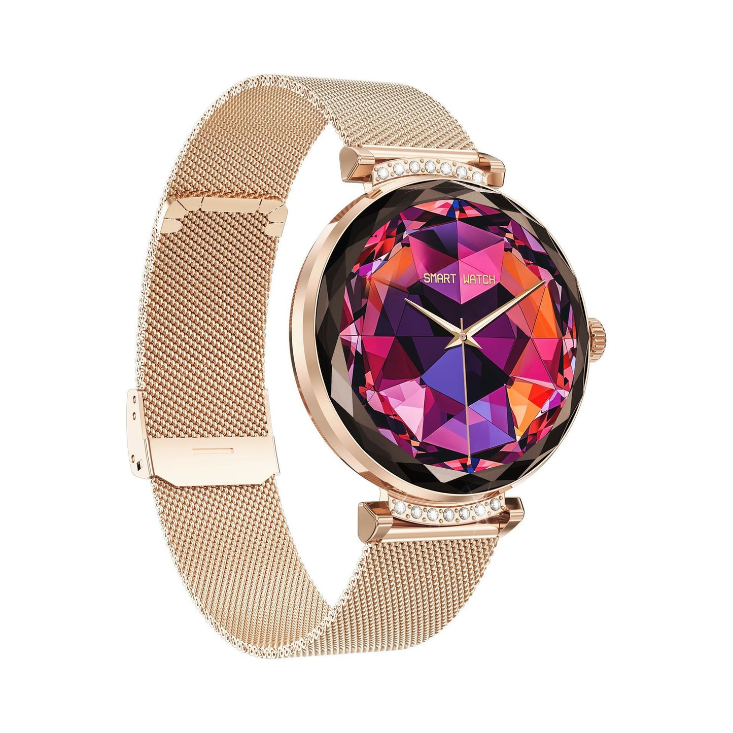 Bluetooth calling sports wristband in gold