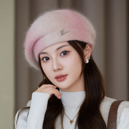 Fashionable Winter Rabbit Fur Beret