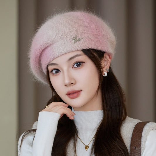 Fashionable Winter Rabbit Fur Beret