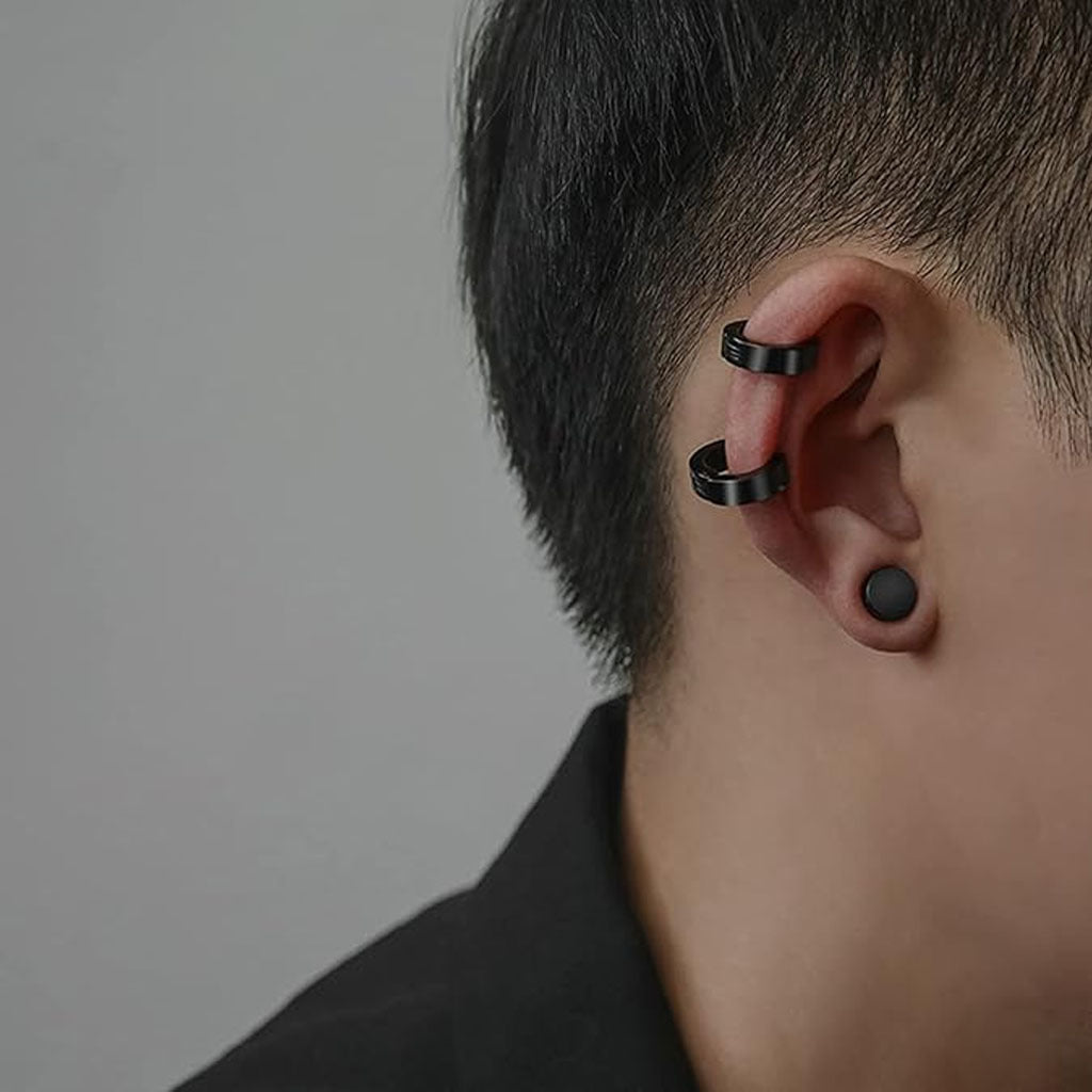 Comfortable non-pierced earrings set image 5