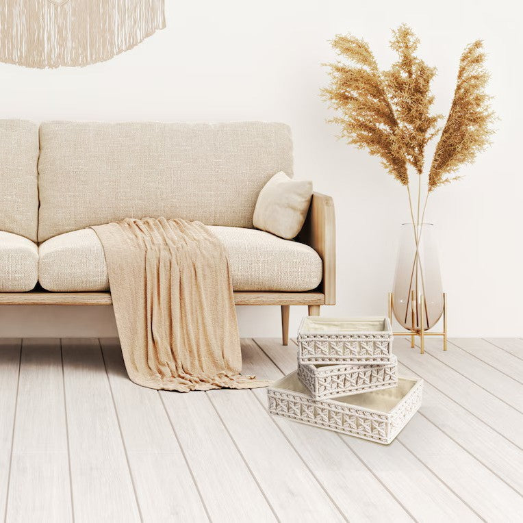 Natural cotton rope decorative basket image 8