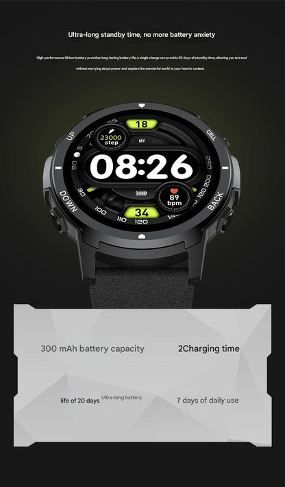 S52 sports smartwatch step tracker