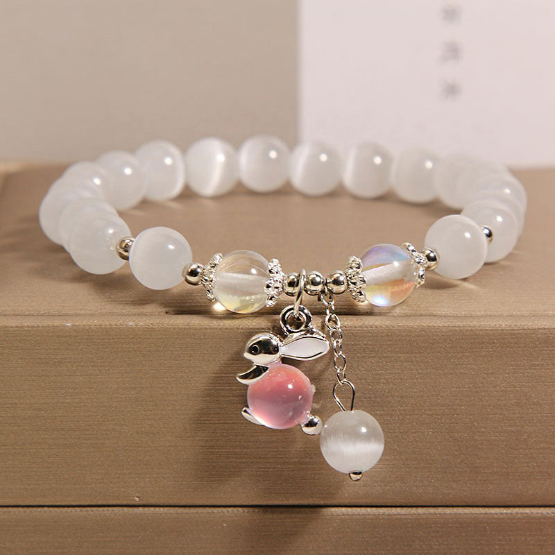 Stylish cat's eye bracelet perfect gift for girlfriend