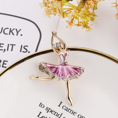 Durable anti-slip brooch for dancers 5