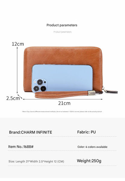 RFID women's wallet in pink color