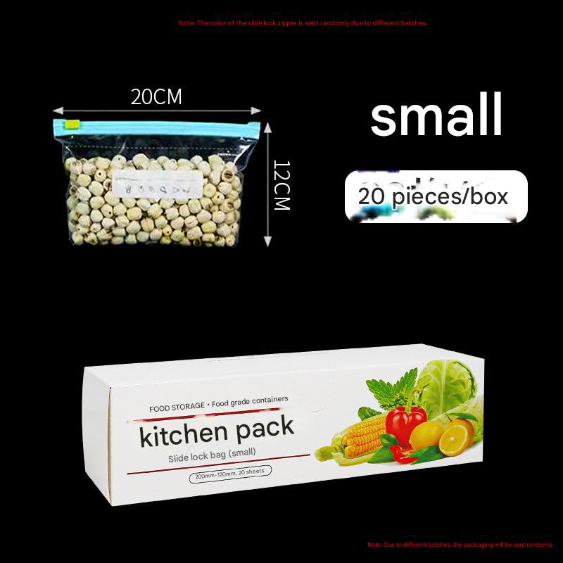 Durable sealable bags for kitchen organization