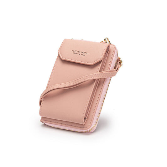 Light pink handbag for daily use