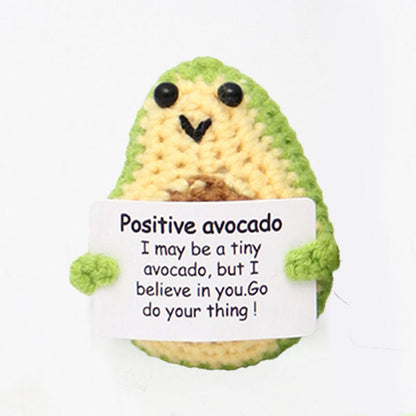 knitted broccoli figurine