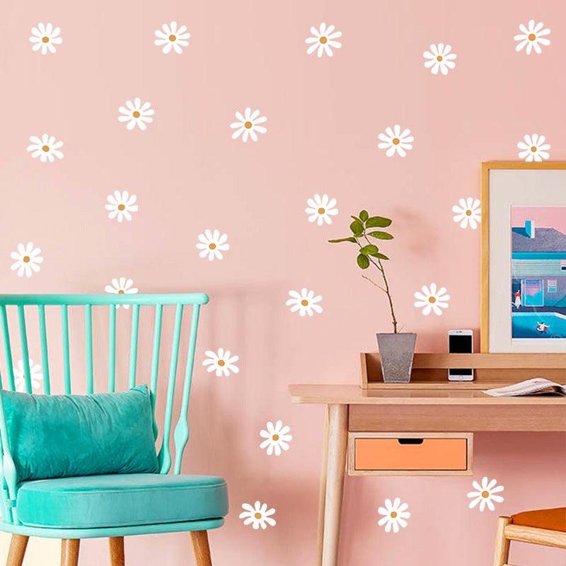 Peel and stick wall stickers in vibrant colors