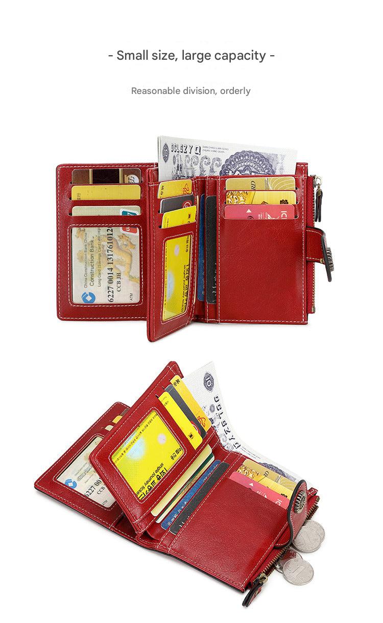 multiple card slots stylish wallet