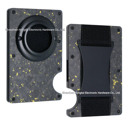 Compact design of Aluminum Wallet in use - Image 5