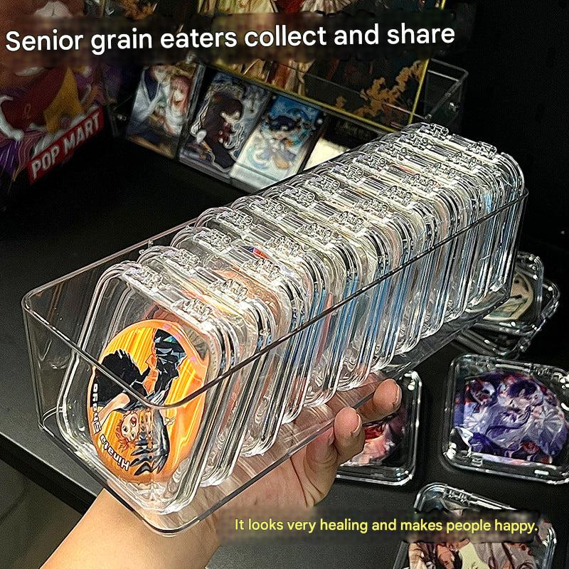 Clear acrylic display box for collectibles