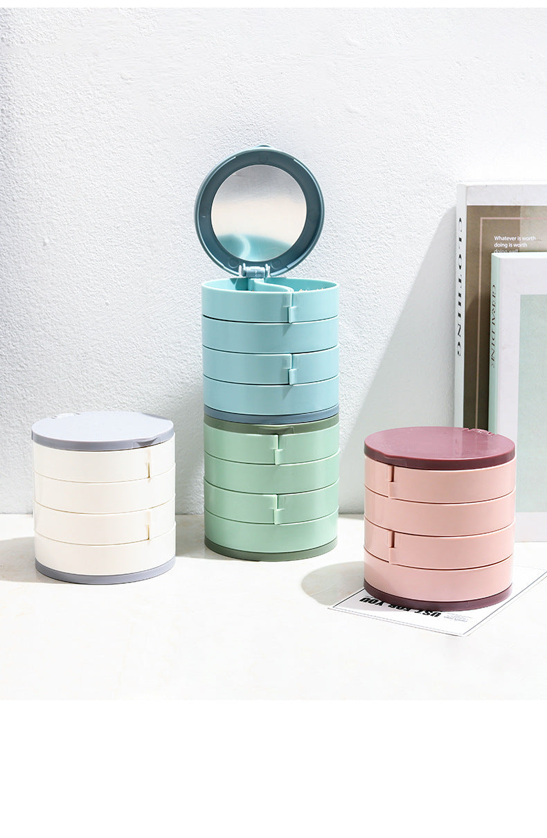 rotating jewelry storage box