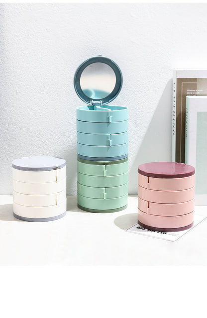 rotating jewelry storage box