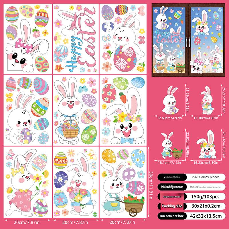 Easter Bunny window sticker design 9