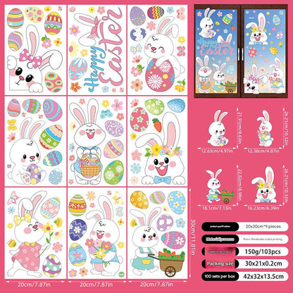 Easter Bunny window sticker design 9