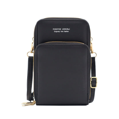 Gray multi-purpose shoulder bag