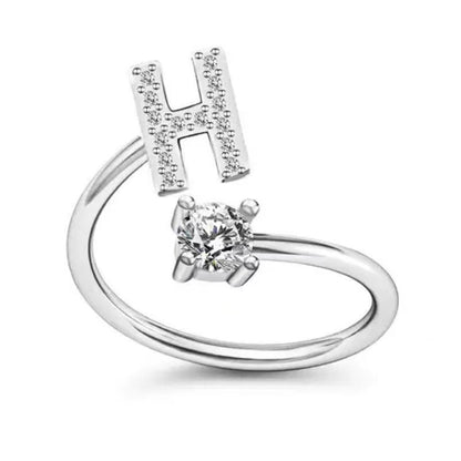 Adjustable Alphabet Ring H
