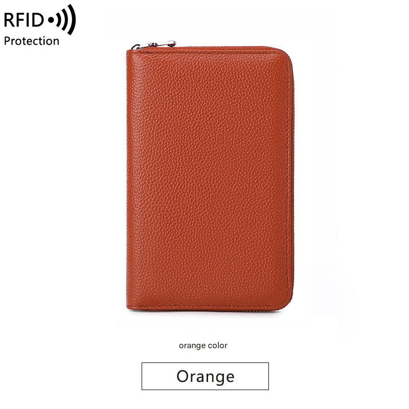 Premium RFID Leather Passport Holder Image 9