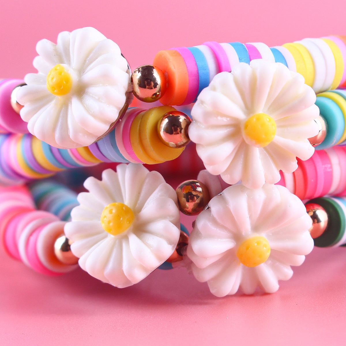 Colorful beaded bracelet image 2