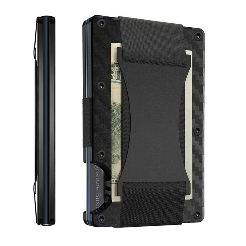 Stylish carbon fiber wallet image 2