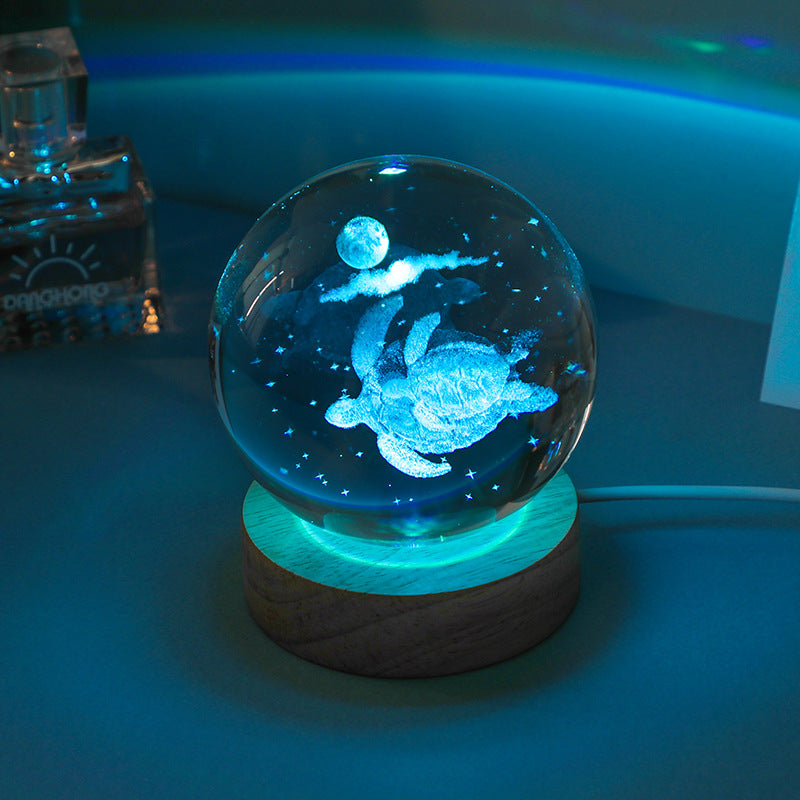 Recharging base for crystal ball night light image 4