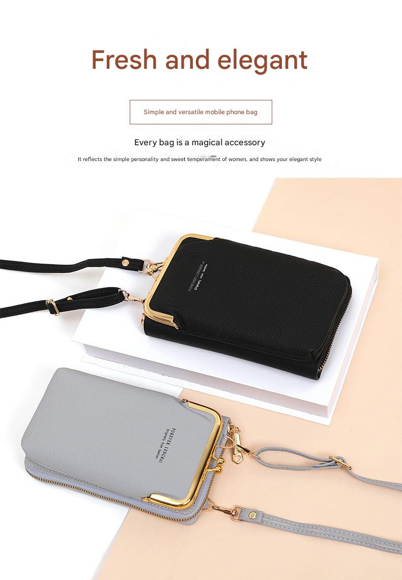 Stylish Mini Women's Phone Wallet Bag - On a Table