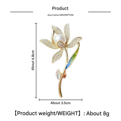 lightweight stylish brooch - image 2