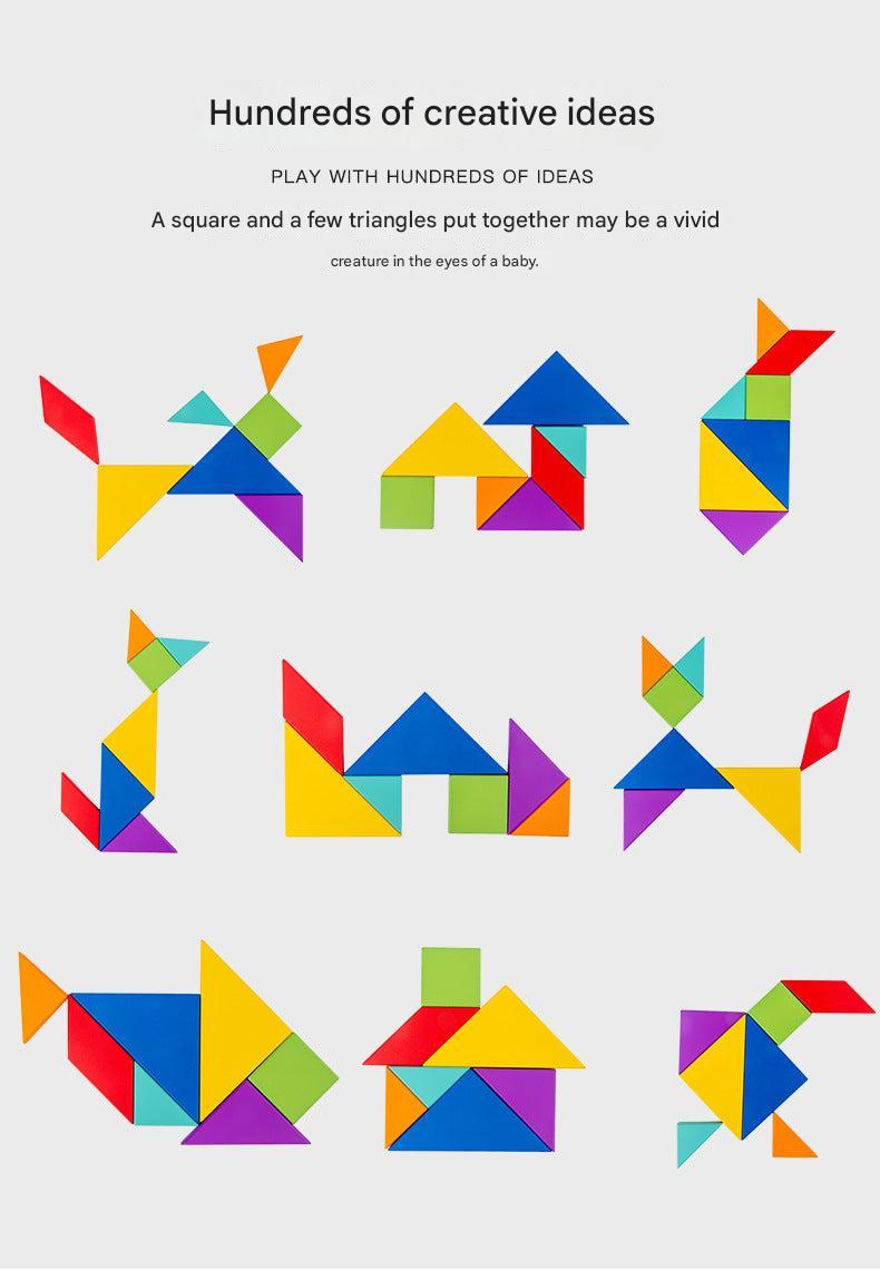 children's geometric blocks