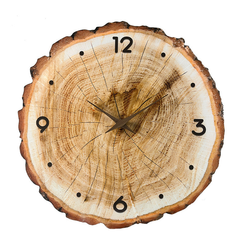Elegant wood wall clock