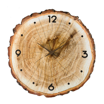 Elegant wood wall clock