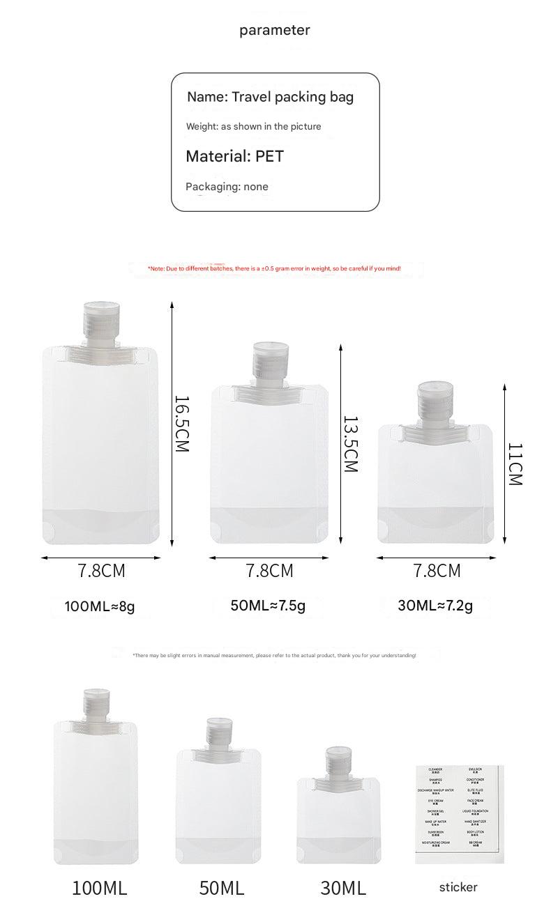 Portable travel cosmetic bottle 2