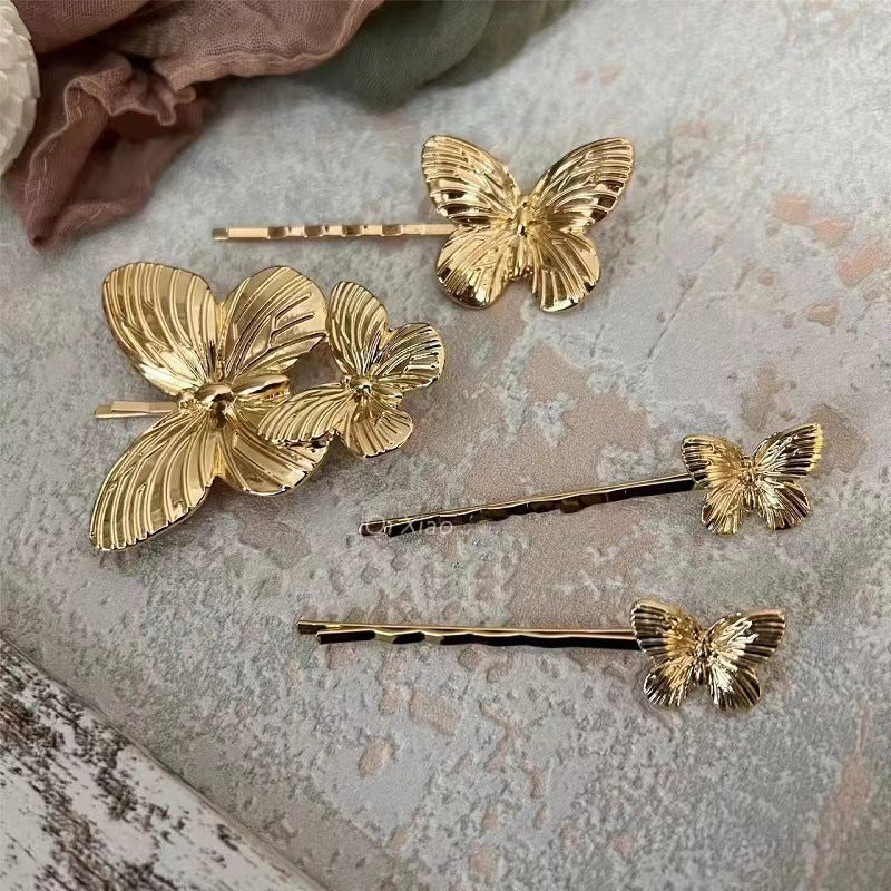 Close-up of Butterfly Hair Clip Design