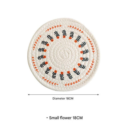 Set of heat-resistant mats for pots and bowls