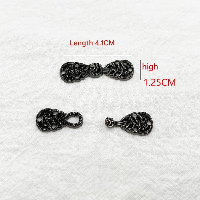 Stylish metal clasp for Hanfu costume