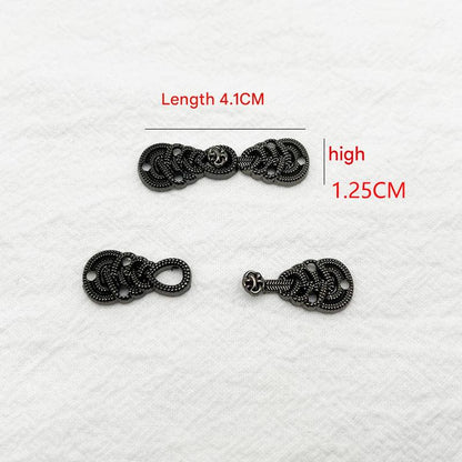 Stylish metal clasp for Hanfu costume