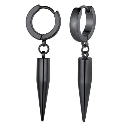 bullet pendant earrings for men image 3