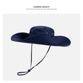 Large Size Mountaineering Hat Dark Blue