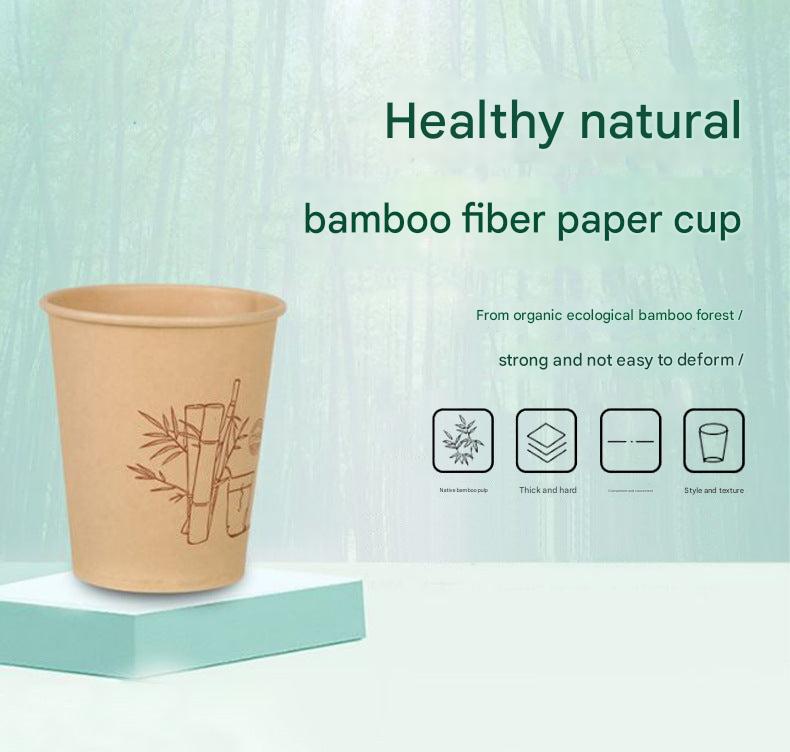 Sustainable Bamboo Fiber Disposable Cup Image 8