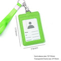 Green - Vertical Card Holder with Hand Strap