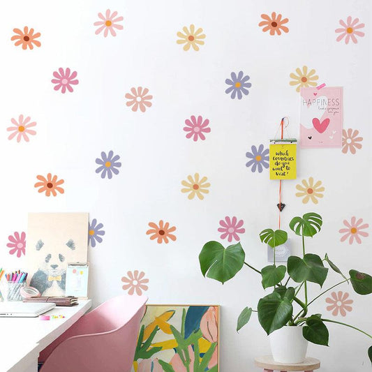 Colorful Daisy Wall Sticker Image 6
